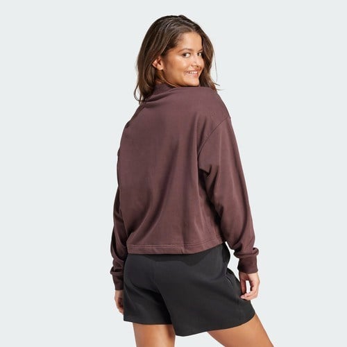 Adidas Sportswear IS4298 French Terry Print Loose Sweatshirt