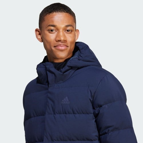 adidas Sportswear IZ4701 Helionic Hooded Down Jacket