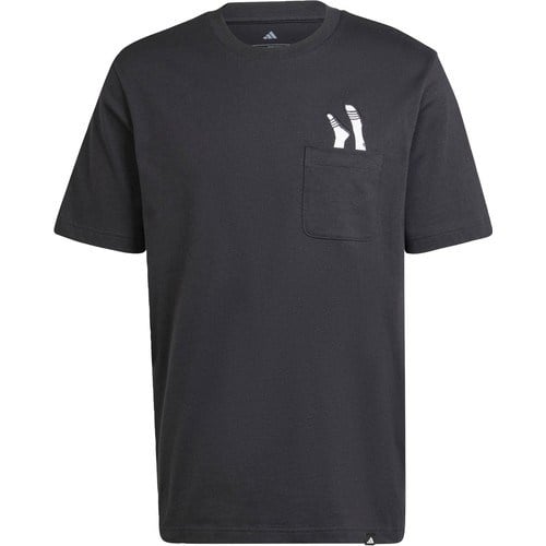Adidas Sportswear JC5283 Lounge Slides Graphic Pocket Tee