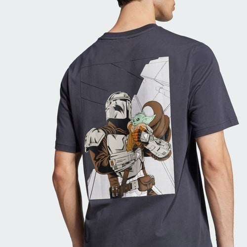Adidas Sportswear JI5716 ADIDAS STAR WARS THE MANDALORIAN T-SHIRT REGULAR FIT BACK GRAPHIC