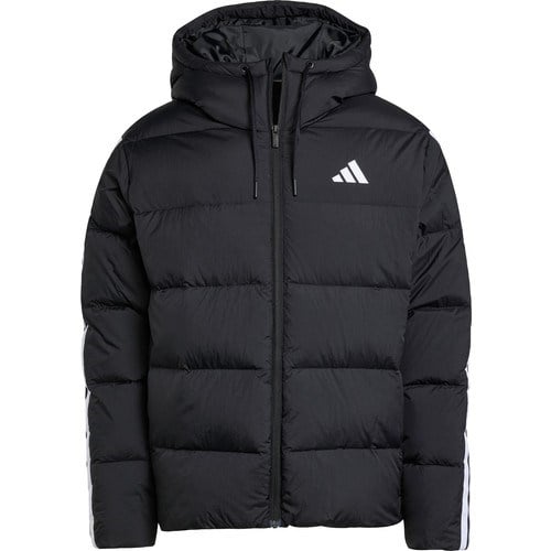 Adidas Sportswear JM4165 Essentials Climawarm 3-Stripes Puffer Down Hooded Jacket