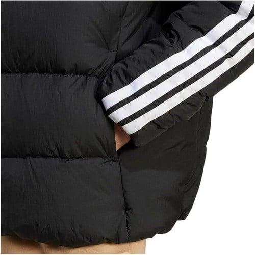 Adidas Sportswear JM4165 Essentials Climawarm 3-Stripes Puffer Down Hooded Jacket