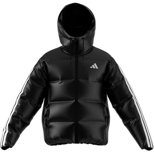 Adidas Sportswear JM4165 Essentials Climawarm 3-Stripes Puffer Down Hooded Jacket