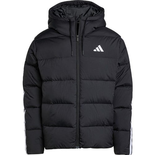 Adidas Sportswear JM4165 Essentials Climawarm 3-Stripes Puffer Down Hooded Jacket