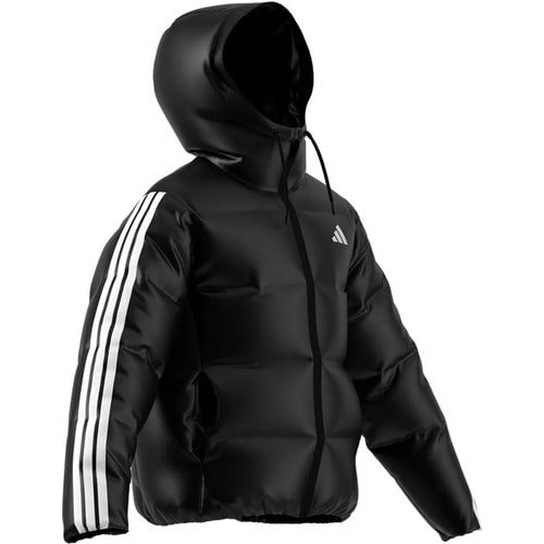 Adidas Sportswear JM4165 Essentials Climawarm 3-Stripes Puffer Down Hooded Jacket