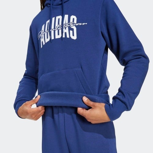 Adidas Sportswear JM6428 Collegiate Script Graphic Kapüşonlu Üst