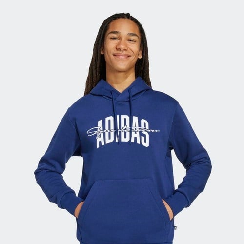 Adidas Sportswear JM6428 Collegiate Script Graphic Kapüşonlu Üst