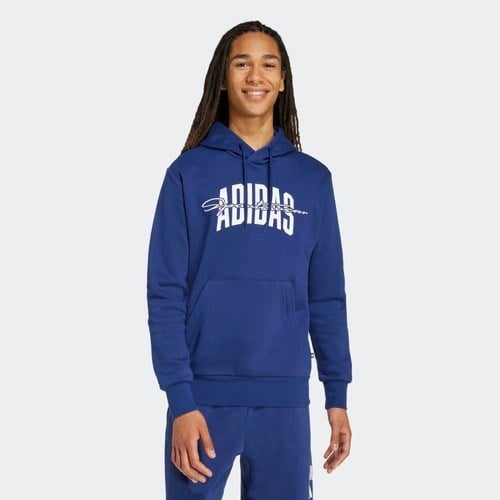 Adidas Sportswear JM6428 Collegiate Script Graphic Kapüşonlu Üst