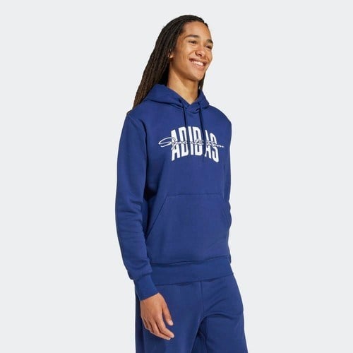 Adidas Sportswear JM6428 Collegiate Script Graphic Kapüşonlu Üst