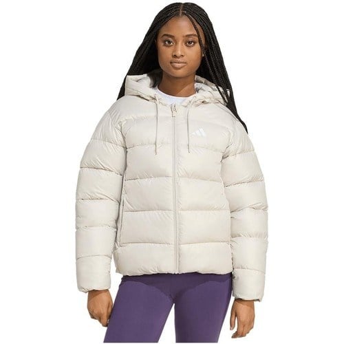 Adidas Sportswear JV7768 Essentials CLIMAWARM Synthetic Down Puffer Hooded Jackets