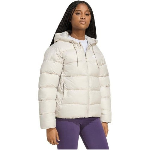 Adidas Sportswear JV7768 Essentials CLIMAWARM Synthetic Down Puffer Hooded Jackets