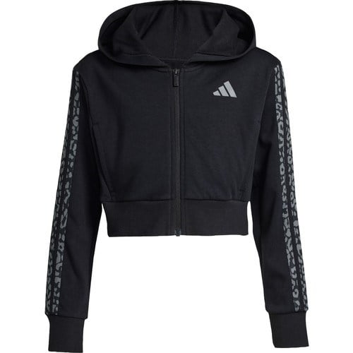Adidas Sportswear KB6985 Seasonals Anımal Tam Boy Fermuarlı Kapüşonlu Üst