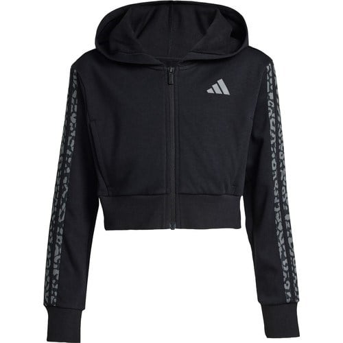 Adidas Sportswear KB6985 Seasonals Anımal Tam Boy Fermuarlı Kapüşonlu Üst