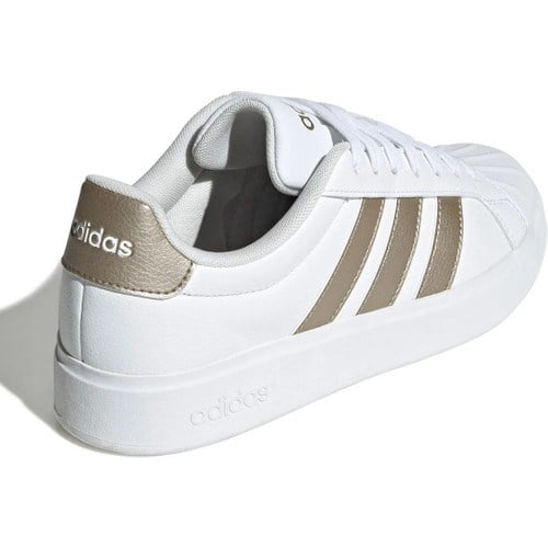 adidas STREETTALK Beyaz Kadın Sneaker Hafif ve Esnek Suni Deri Kauçuk Tabanla Spor ve Günlük Kombin