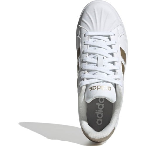 adidas STREETTALK Beyaz Kadın Sneaker Hafif ve Esnek Suni Deri Kauçuk Tabanla Spor ve Günlük Kombin