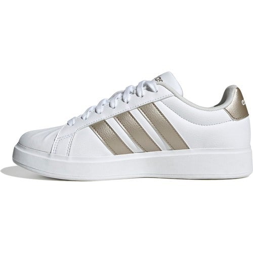 adidas STREETTALK Beyaz Kadın Sneaker Hafif ve Esnek Suni Deri Kauçuk Tabanla Spor ve Günlük Kombin