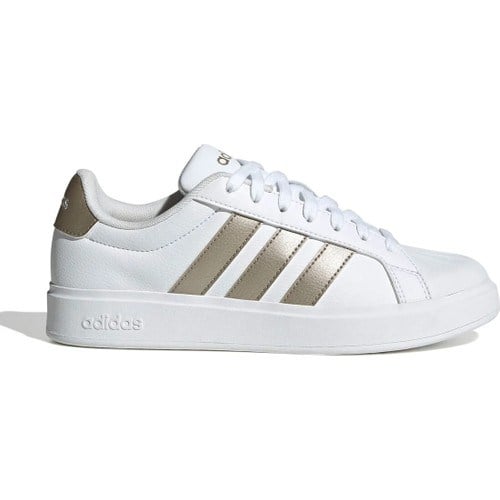 adidas STREETTALK Beyaz Kadın Sneaker Hafif ve Esnek Suni Deri Kauçuk Tabanla Spor ve Günlük Kombin