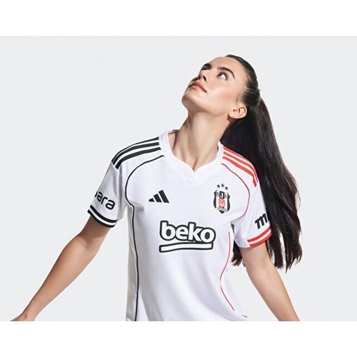 adidas Super Lig Kadın Beşiktaş Jk 25/26 Iç Saha Forması JN9935 Beyaz