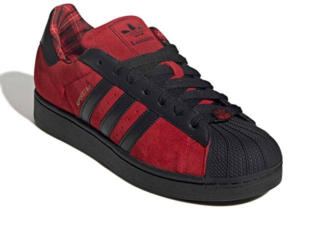 ADIDAS SUPERSTAR II Unisex Günlük Ayakkabı JQ3224 Kırmızı