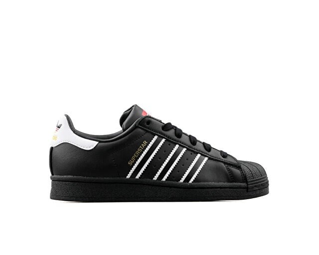 ADIDAS SUPERSTAR J Genç Günlük Ayakkabı HQ9967 Siyah