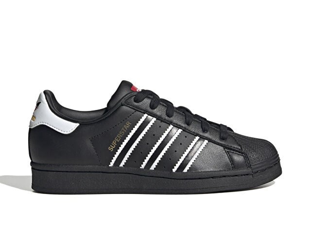ADIDAS SUPERSTAR J Genç Günlük Ayakkabı HQ9967 Siyah