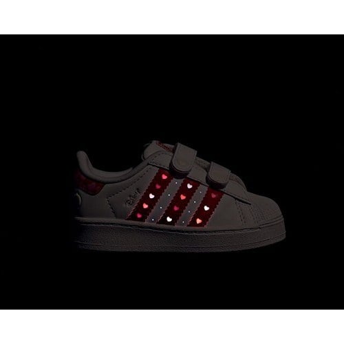 Adidas Superstar LED Light Bebek Günlük Işıklı Ayakkabı KK1294 Siyah