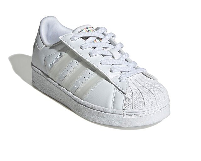 ADIDAS SUPERSTAR LED LIGHTS CF EL C Çocuk Günlük Işıklı Ayakkabı JQ6419 Beyaz