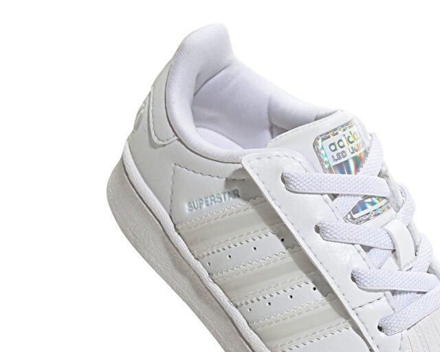 ADIDAS SUPERSTAR LED LIGHTS CF EL I Bebek Günlük Işıklı Ayakkabı JQ6418 Beyaz
