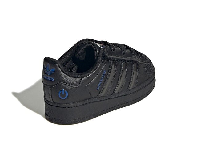 ADIDAS SUPERSTAR LED LIGHTS CF EL I Bebek Günlük Işıklı Ayakkabı JS1295 Siyah