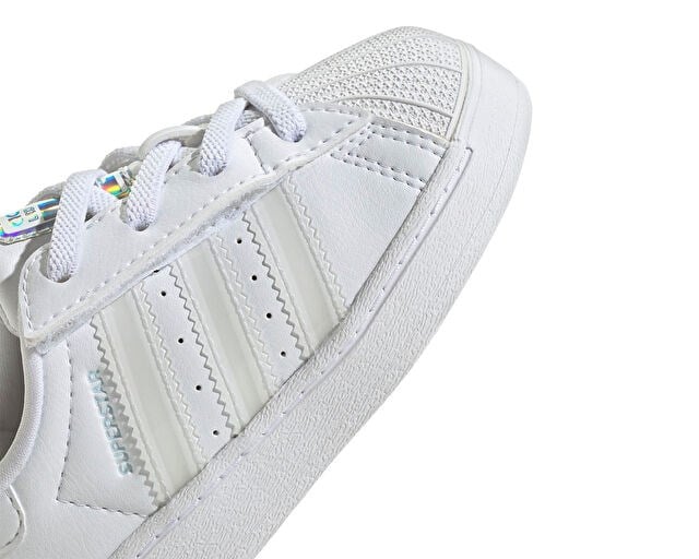 ADIDAS SUPERSTAR LED LIGHTS CF EL I Bebek Günlük Işıklı Ayakkabı JQ6418 Beyaz