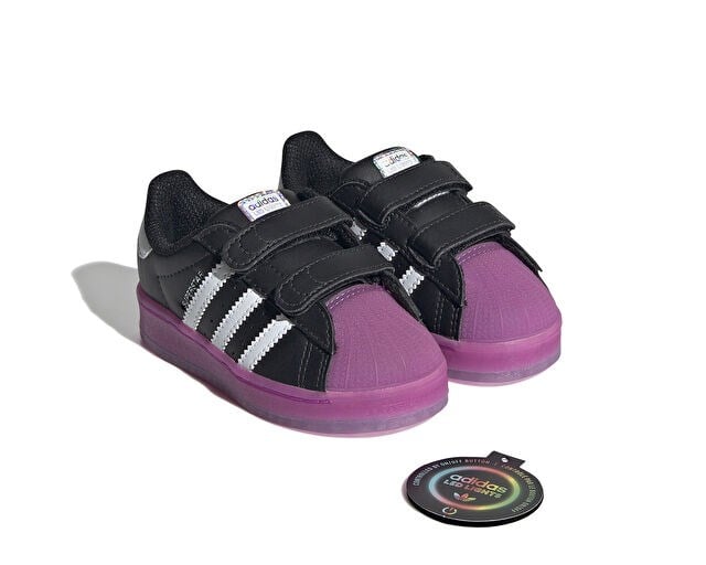 ADIDAS SUPERSTAR LED LIGHTS CF I Bebek Günlük Işıklı Ayakkabı IG7003 Siyah