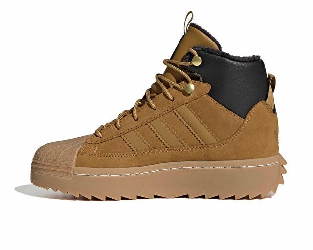 ADIDAS SUPERSTAR WINTER TREK J Genç Günlük Bot JQ0345 Kahverengi