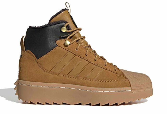 ADIDAS SUPERSTAR WINTER TREK J Genç Günlük Bot JQ0345 Kahverengi
