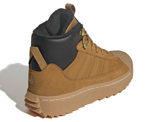 ADIDAS SUPERSTAR WINTER TREK J Genç Günlük Bot JQ0345 Kahverengi