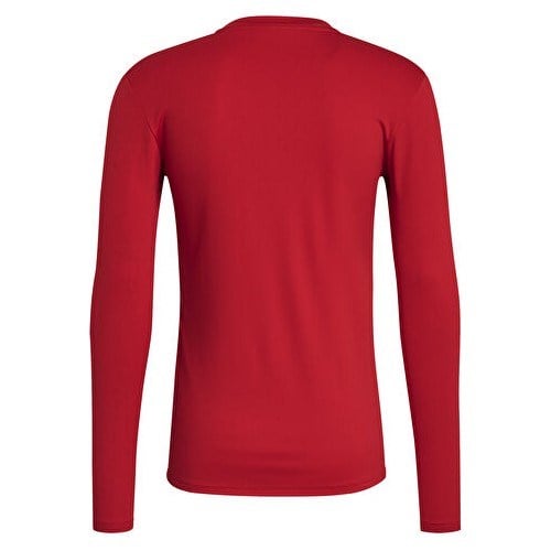 adidas Team Base Tee Erkek Futbol Uzın Kollu Antrenman Tişörtü GN5674 Kırmızı