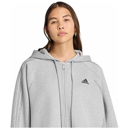 Adidas Teamgeist Tt Kadın Günlük Ceket KD0497 Gri