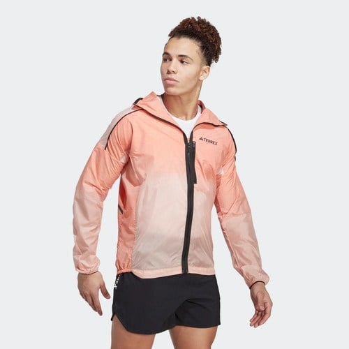 adidas Terrex Agravic Erkek Pembe Outdoor Ceket (HZ1327)