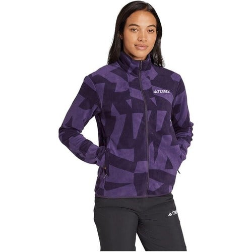 Adidas TERREX JN0996 Terrex Multi Printed Full-Zip Fleece Jacket