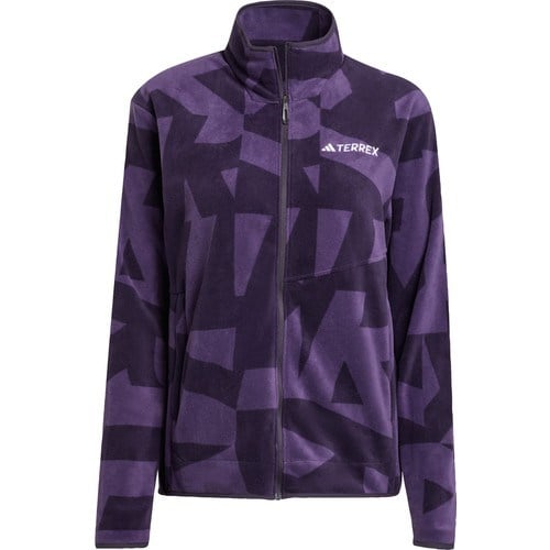 Adidas TERREX JN0996 Terrex Multi Printed Full-Zip Fleece Jacket