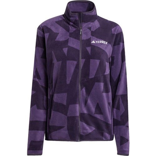 Adidas TERREX JN0996 Terrex Multi Printed Full-Zip Fleece Jacket