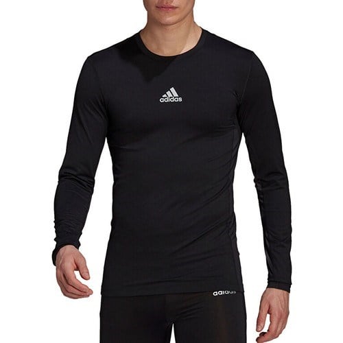adidas Tf Ls Top M Erkek Futbol Uzun Kollu Içlik GU7339 Siyah