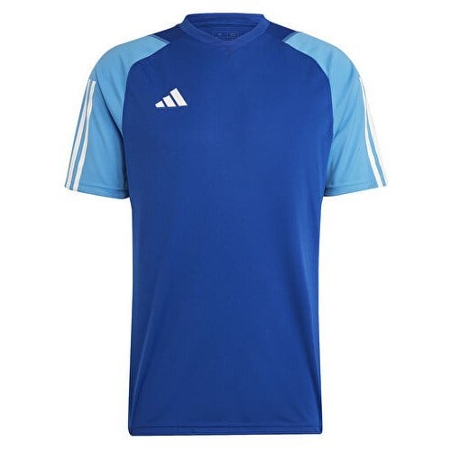 adidas Tiro 23 Erkek Mavi Tişört Şık Tasarım ile Günlük Kullanım için Rahat Kesim