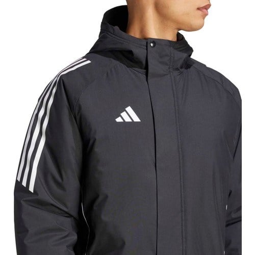 Adidas Tiro 24 Erkek Siyah Kapüşonlu Mont