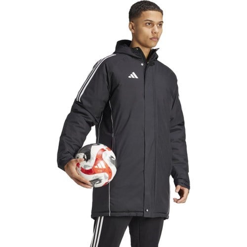 Adidas Tiro 24 Erkek Siyah Kapüşonlu Mont