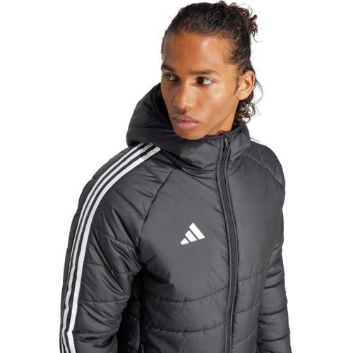 Adidas Tiro 24 Winter Erkek Siyah Kapüşonlu Mont
