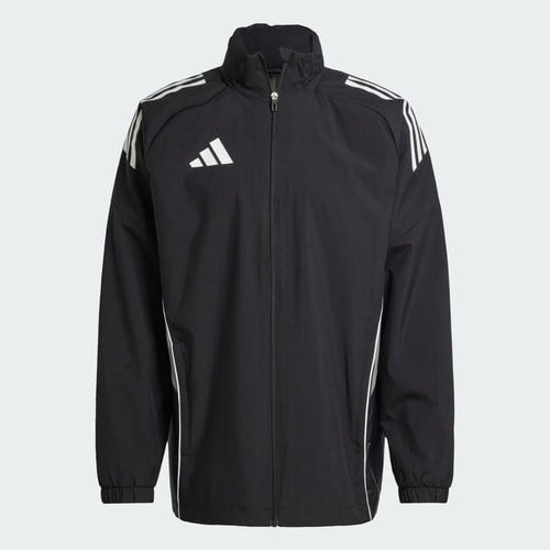 adidas Tiro 25 Competition All Weather Erkek Siyah Futbol Ceket.-