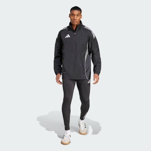 adidas Tiro 25 Competition All Weather Erkek Siyah Futbol Ceket.-