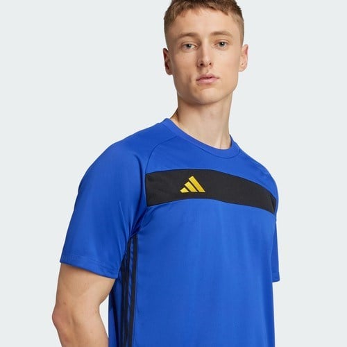 Adidas Tıro Es Jsy Mavi Erkek JW4613 Tişört S Beden Rahat Kullanım İçin Özel Tasarım
