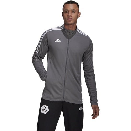 Adidas TIRO21 Tk Jkt Erkek Futbol Antrenman Ceketi GM7306 Gri