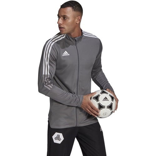 Adidas TIRO21 Tk Jkt Erkek Futbol Antrenman Ceketi GM7306 Gri